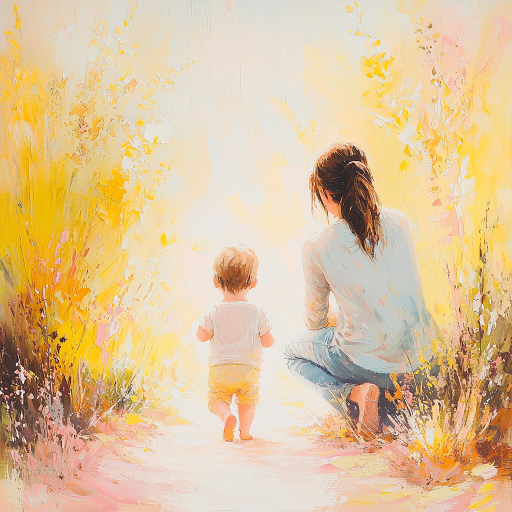 First Steps Together Paint By Numbers Art