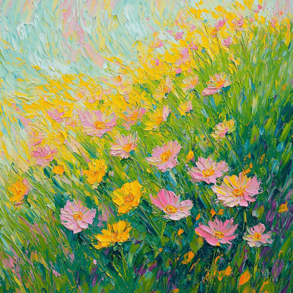 Claude Monet Inspired Summer Breeze Paint By Color