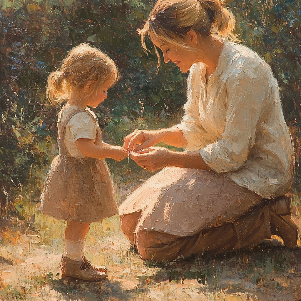 A Mother's Wisdom Painting Number Kit