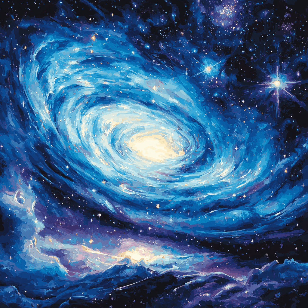 Salvador Dalí Inspired Ethereal Galaxy Numbered Painting Kits