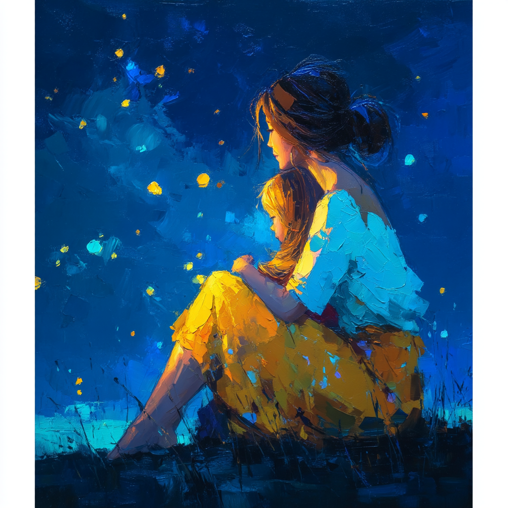 Starlit Hugs Paint By Numbers