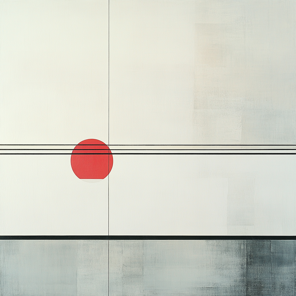 Kazimir Malevich Inspired Quiet Interval paint by numbers