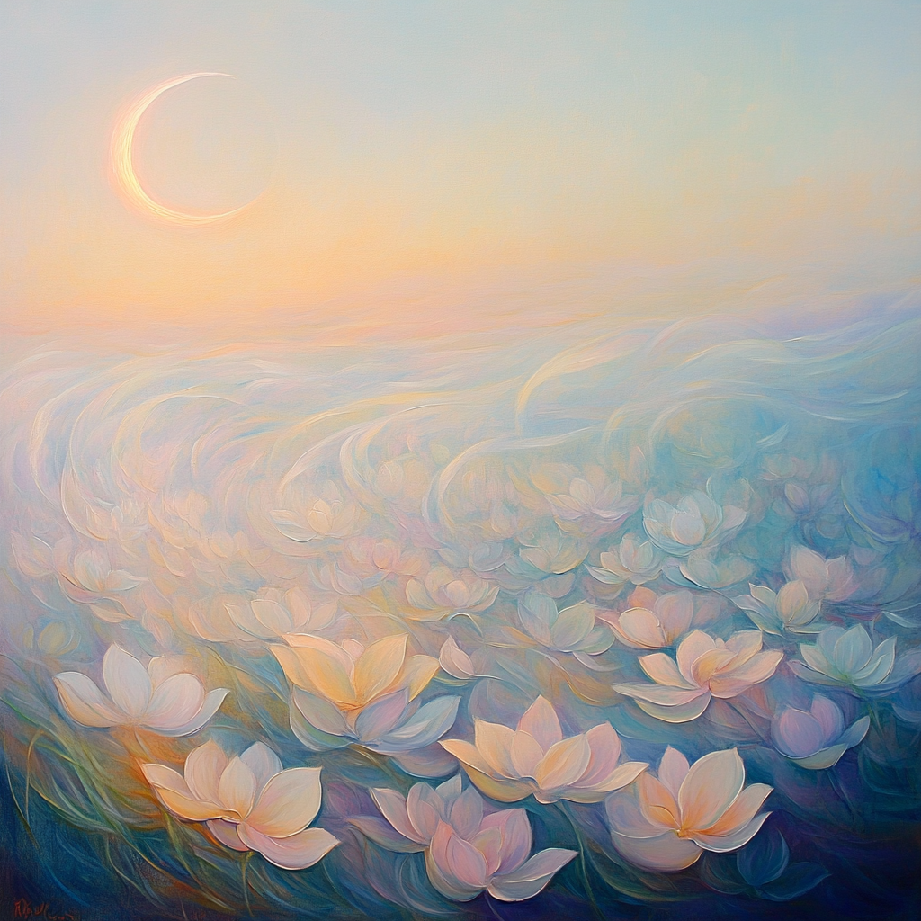 Edgar Degas Inspired Lunar Bloom Paint by numbers kits