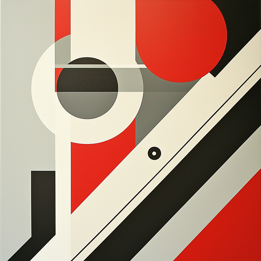 Kazimir Malevich Inspired Vibrant Symmetry Numbered Painting Kits