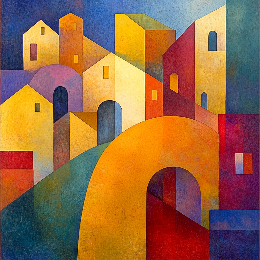 Paul Klee Inspired The Dreamer's Path DIY Paint By Numbers