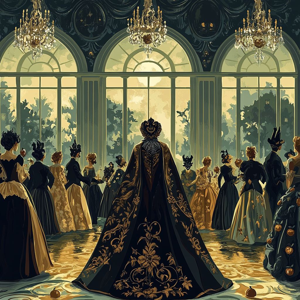 Villains Midnight Masquerade Ball paint by numbers