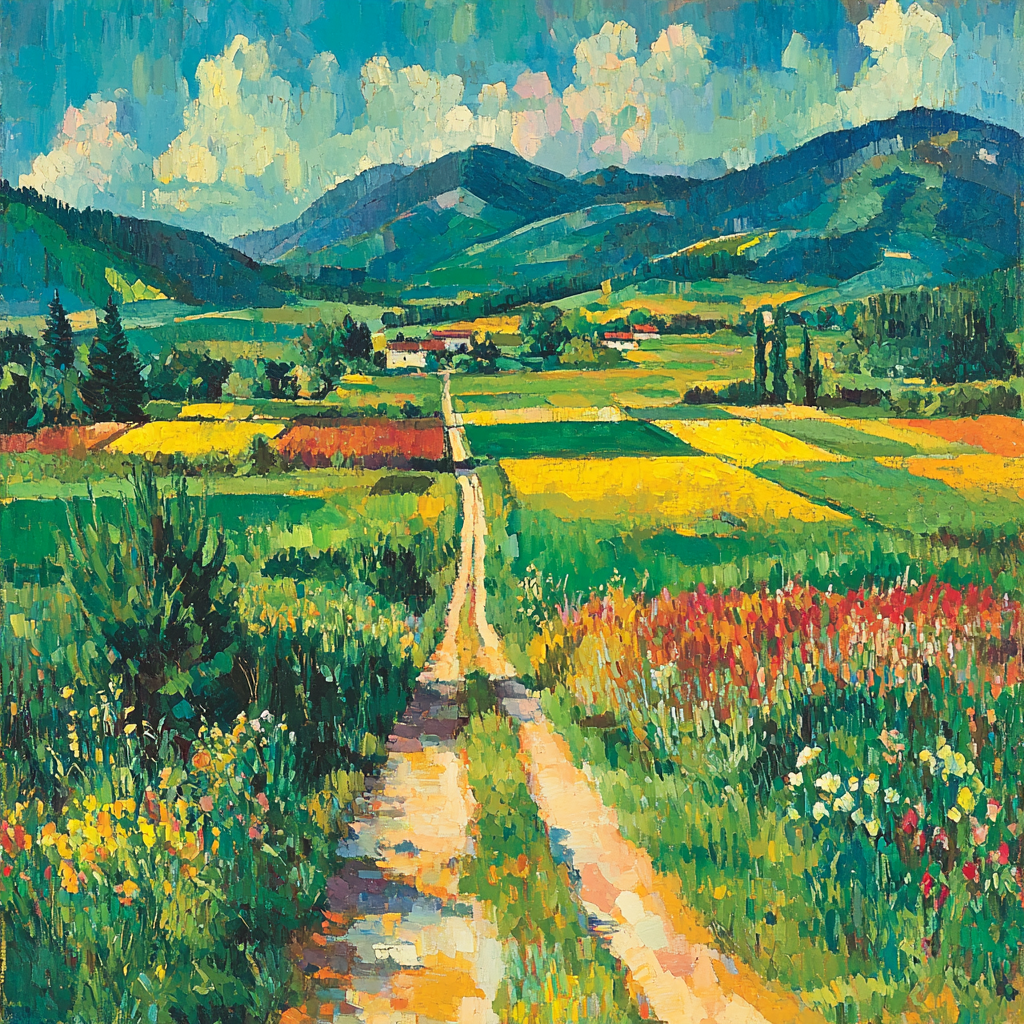 Paul Cézanne Inspired Kaleidoscope Of Nature Numbered Painting Kits