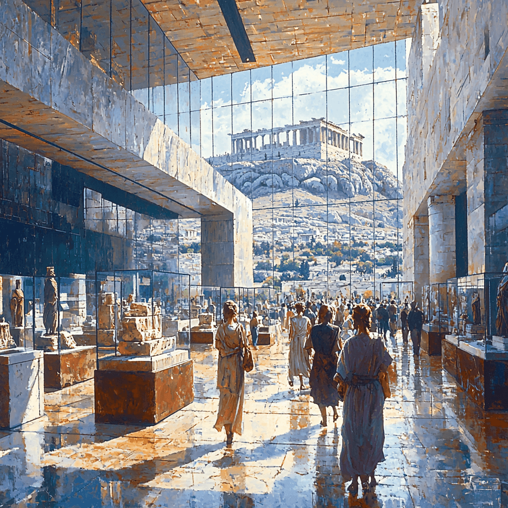 Acropolis Museum Paint By Color