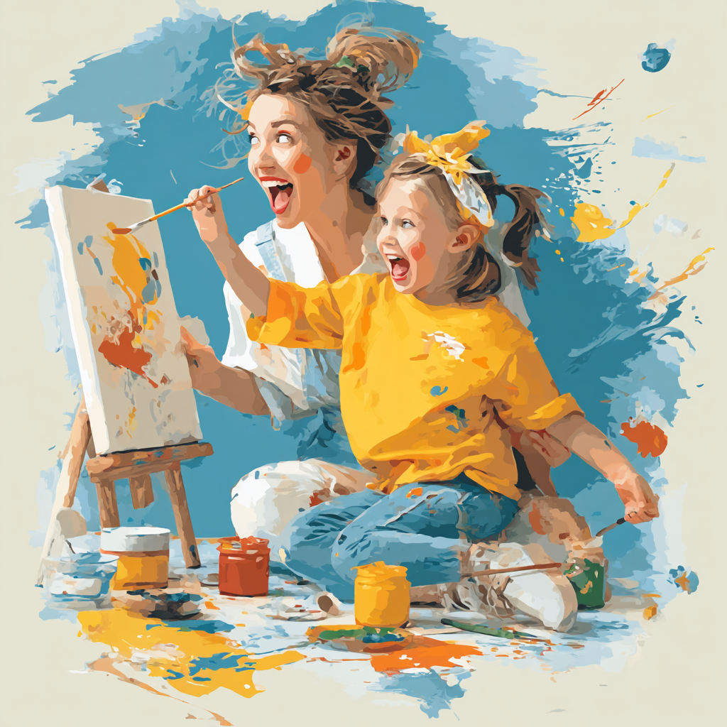 Painting Together DIY Paint By Numbers