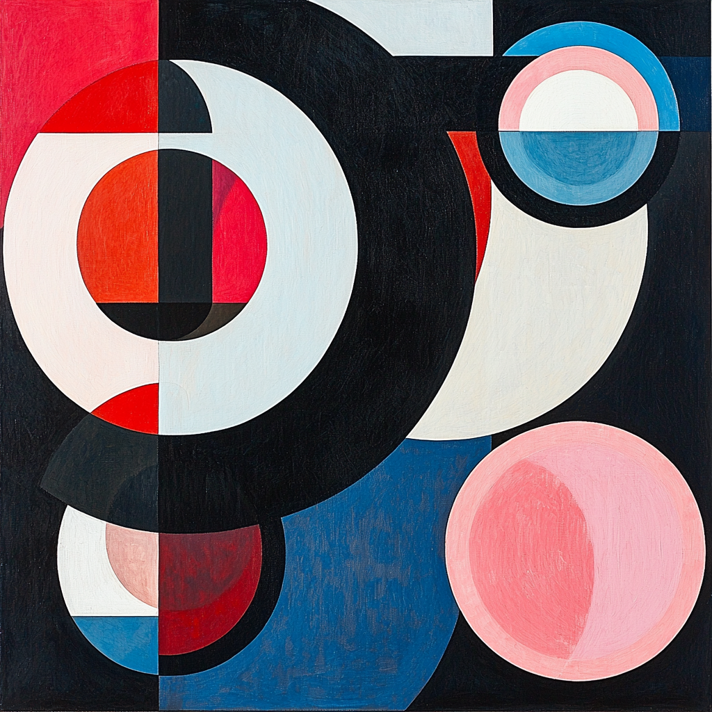 Kazimir Malevich Inspired Chromatic Balance Numbered Painting Kits