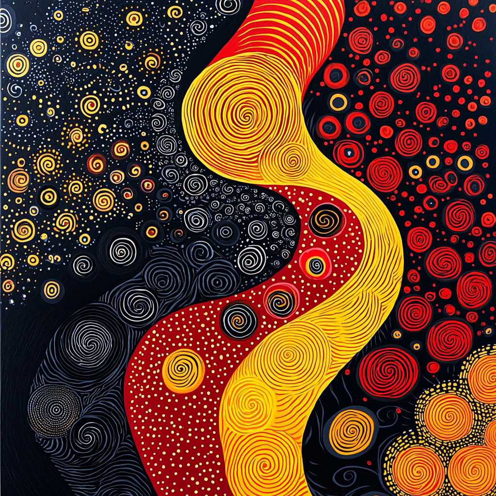 Yayoi Kusama Inspired Hypnotic Spiral Universe DIY Paint By Numbers