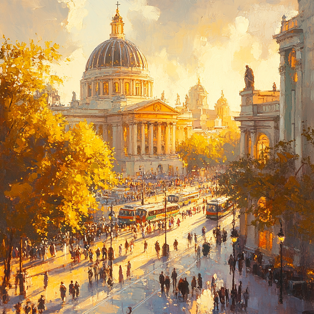 Hagia Sophia Square Outside View Istanbul Turkey Paint by numbers kits