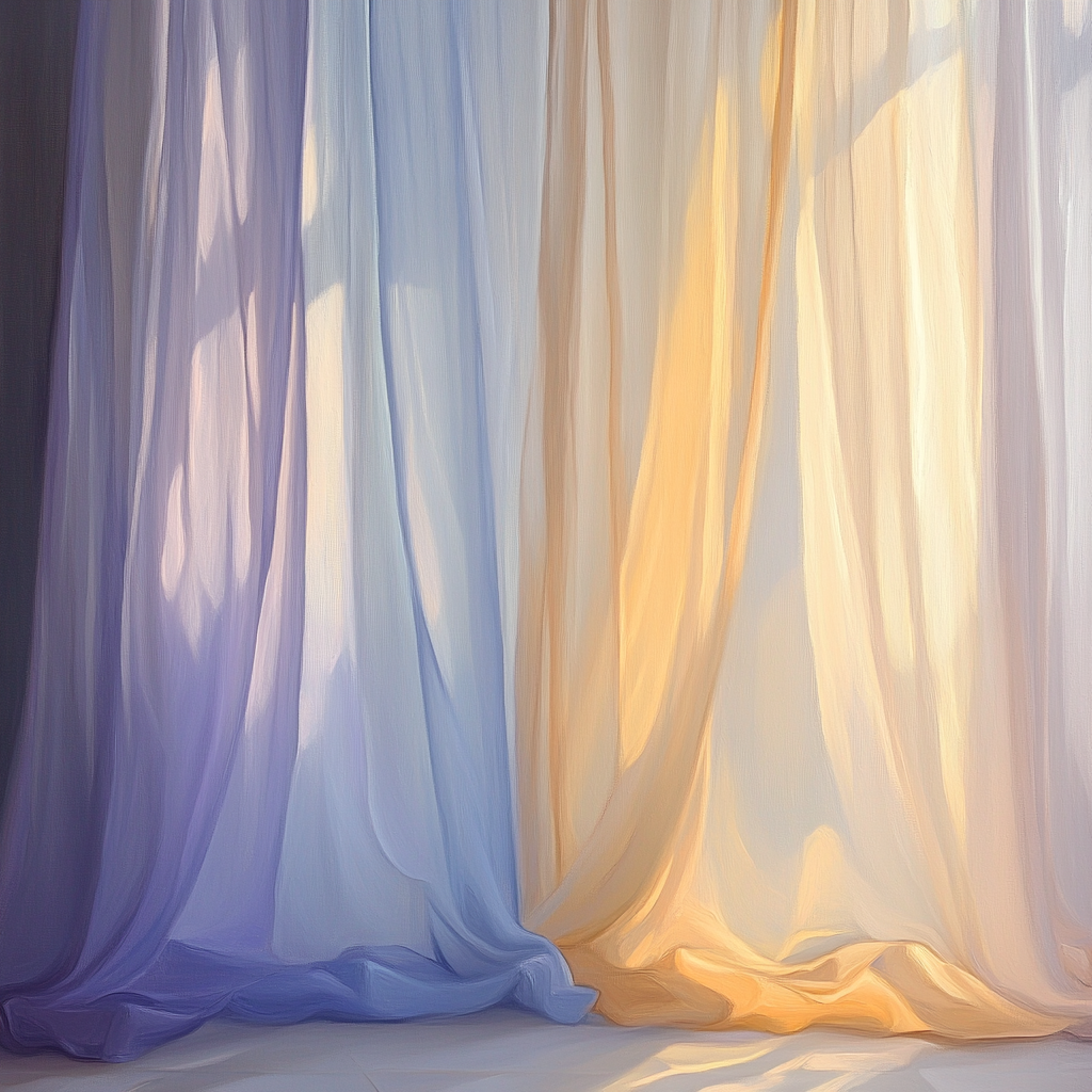 Edgar Degas Inspired Afternoon Curtain And Window Glow paint by number