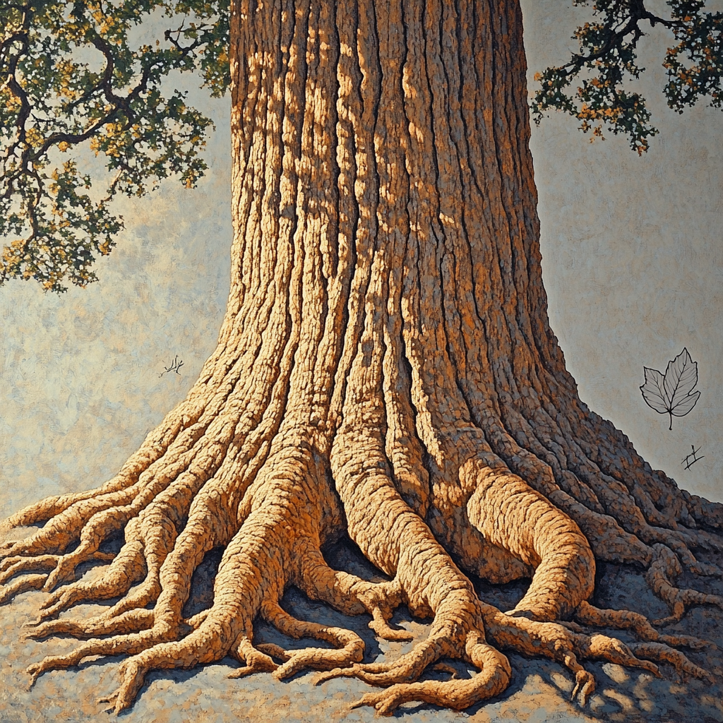 Michelangelo Inspired Granite Redwood DIY paint by numbers