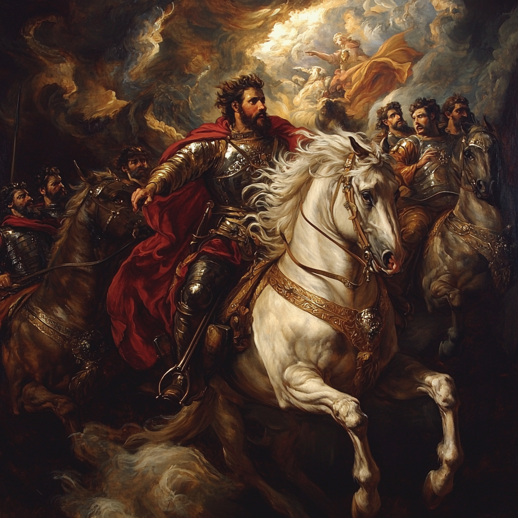 Peter Paul Rubens Inspired Historical Reflections Of Life Number Painting