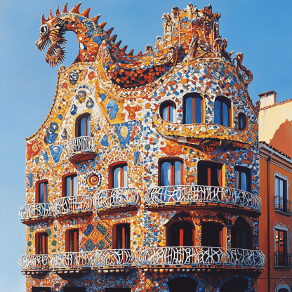 Casa Batlló Numbered Painting Kits