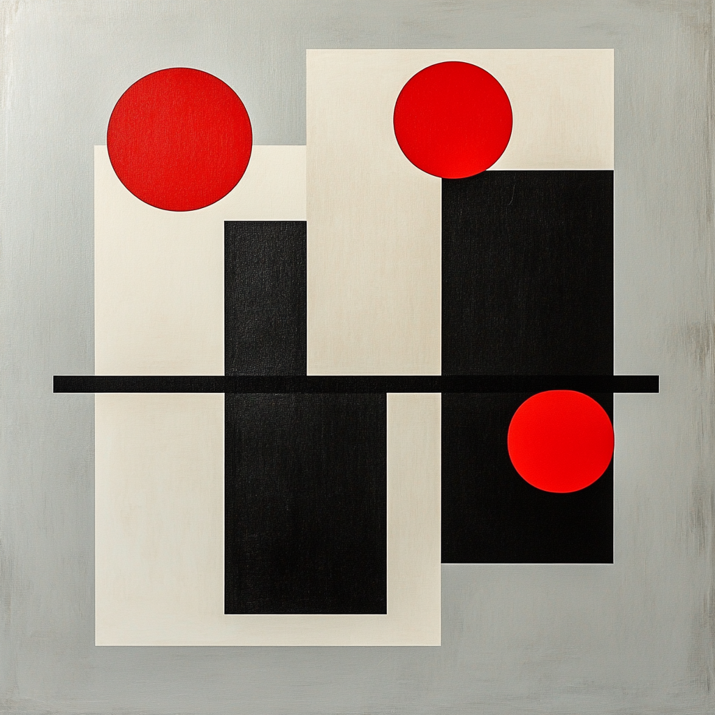 Kazimir Malevich Inspired Temporal Flux Numbered painting kits