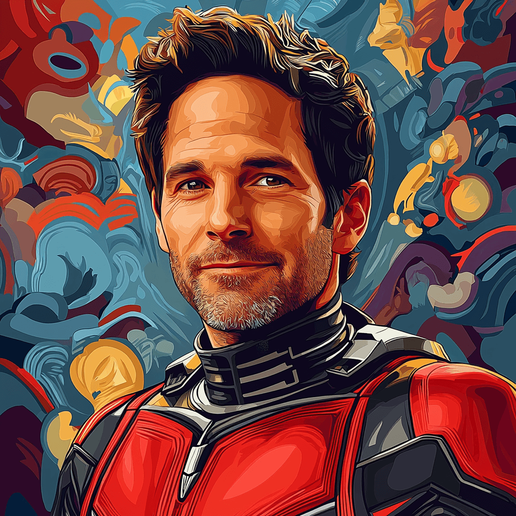 Paul Rudd: The Endearing Ant-Man Among Us Numbered Painting Kits