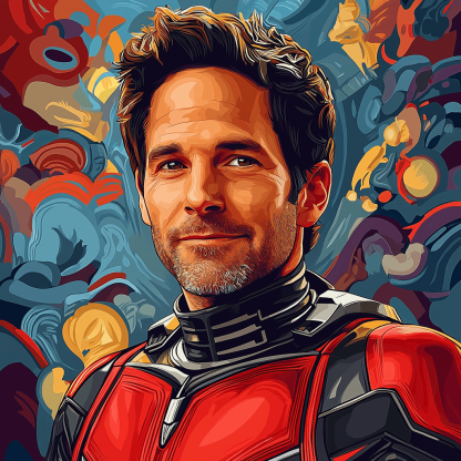 Paul Rudd: The Endearing Ant-Man Among Us Numbered Painting Kits