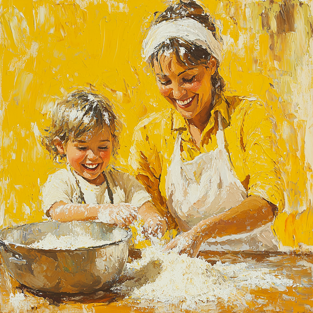 Mommy's Little Helper Painting By Numbers Kit