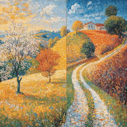 Pierre Bonnard Inspired Seasons Of Change Paint By Numbers Art