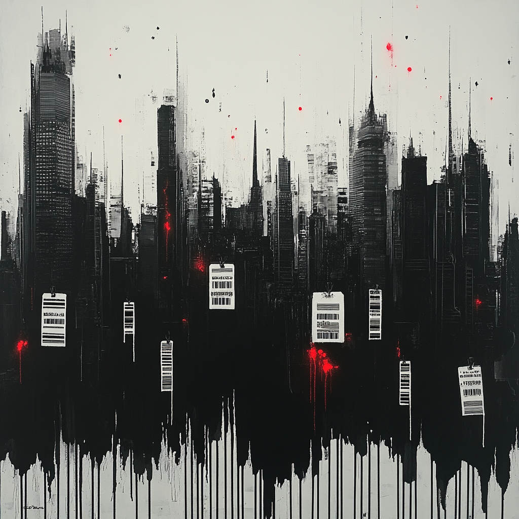 Banksy Inspired Consumerist Mirage Painting by numbers kit