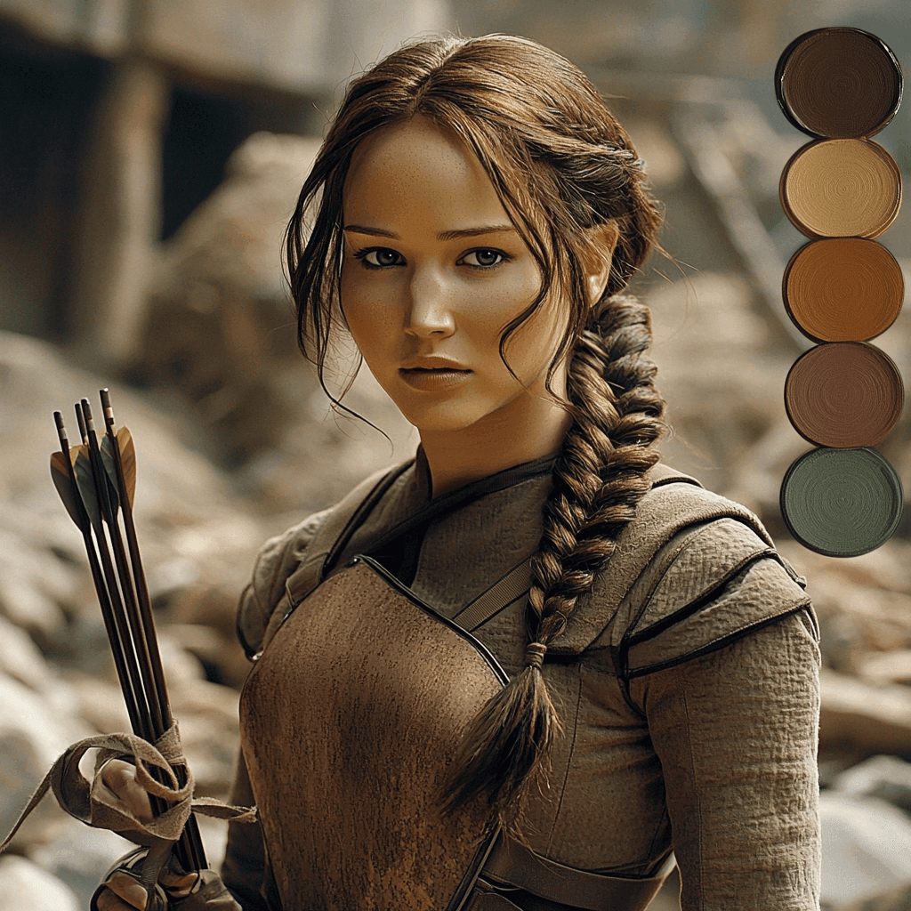 Jennifer Lawrence: The Resilient Spirit Of Katniss Painting By Numbers Kit