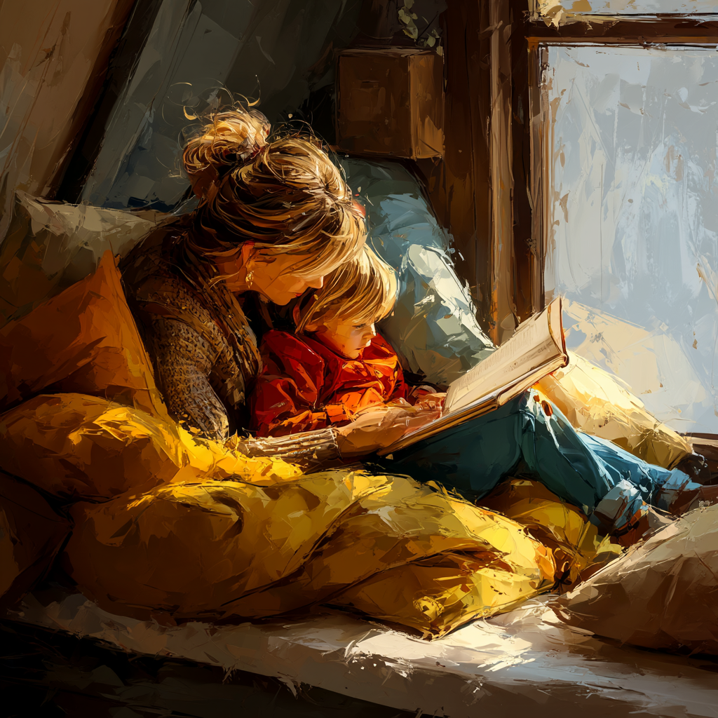 Reading Together Painting By Numbers Kit