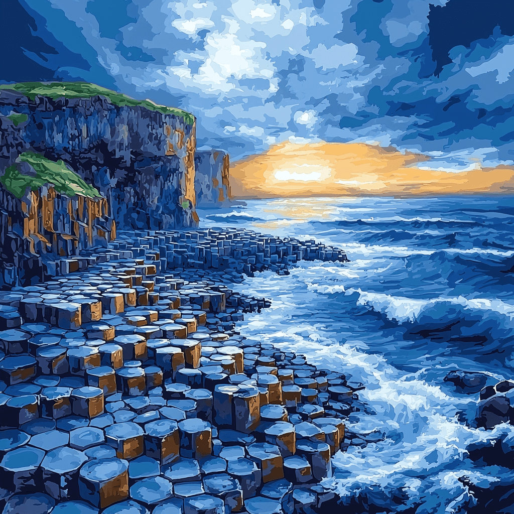 Giants Causeway Paint By Numbers