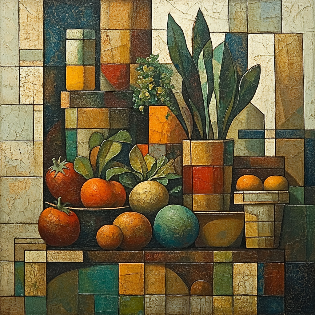 Picasso Inspired Market Still Life Paint by numbers kits