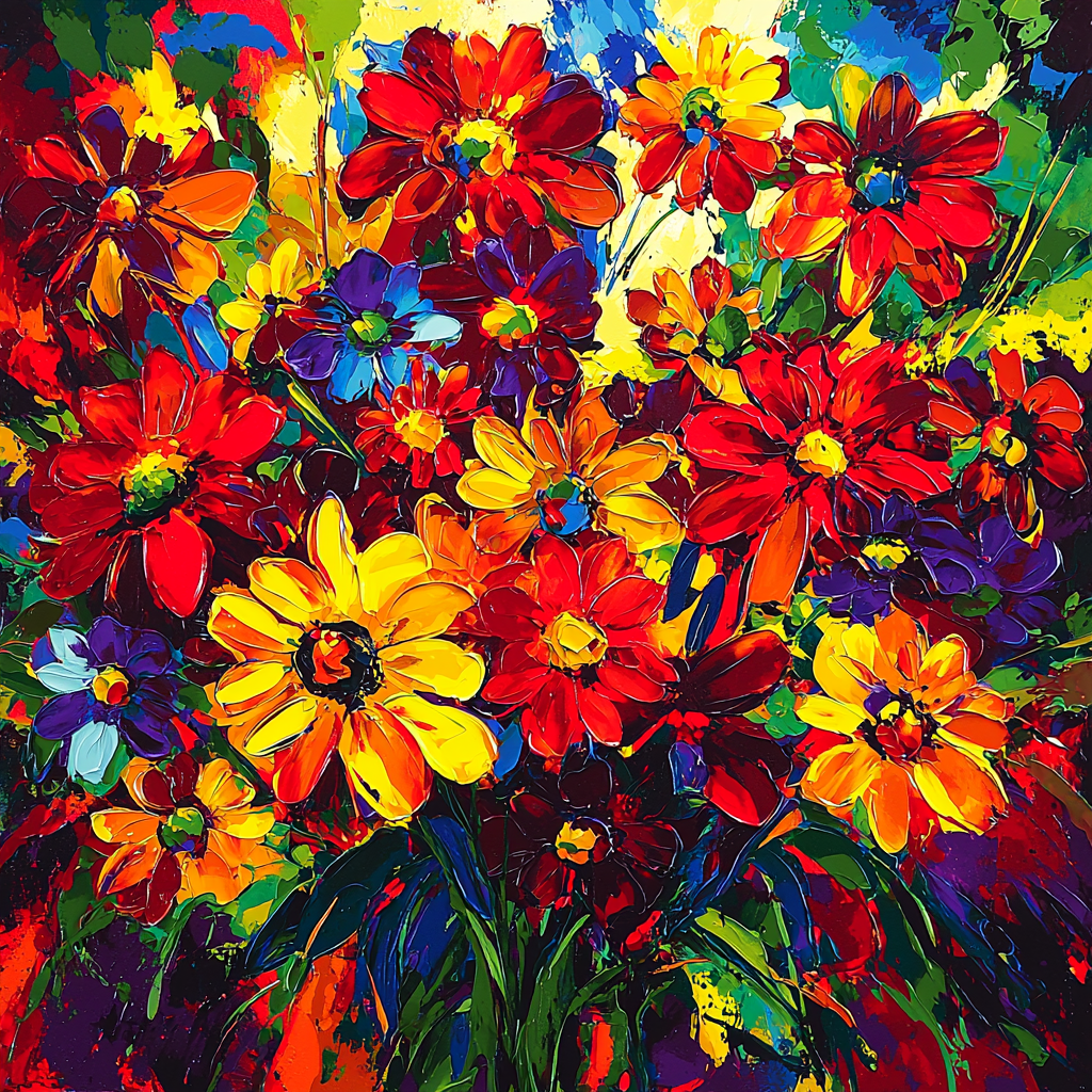 Frida Kahlo Inspired Emotional Blossoms Painting Number Kit