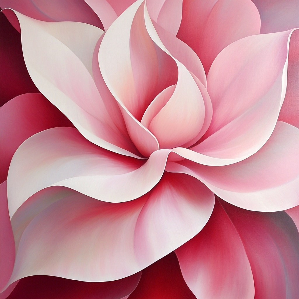 Georgia OKeeffe Inspired Floral Whisper Painting by numbers kit