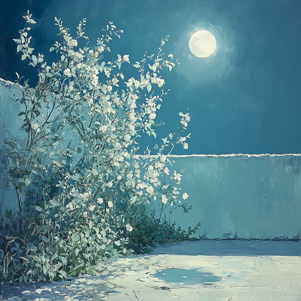 Edgar Degas Inspired Lunar Garden Paint by numbers kits