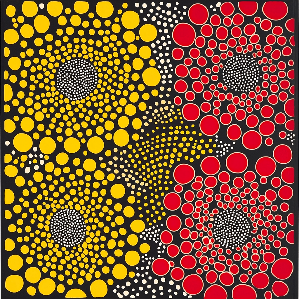 Yayoi Kusama Inspired Patterns Of Self-Discovery DIY Paint By Numbers