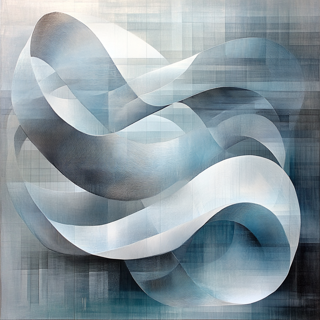 M.C. Escher Inspired Paradoxical Waveforms paint by numbers