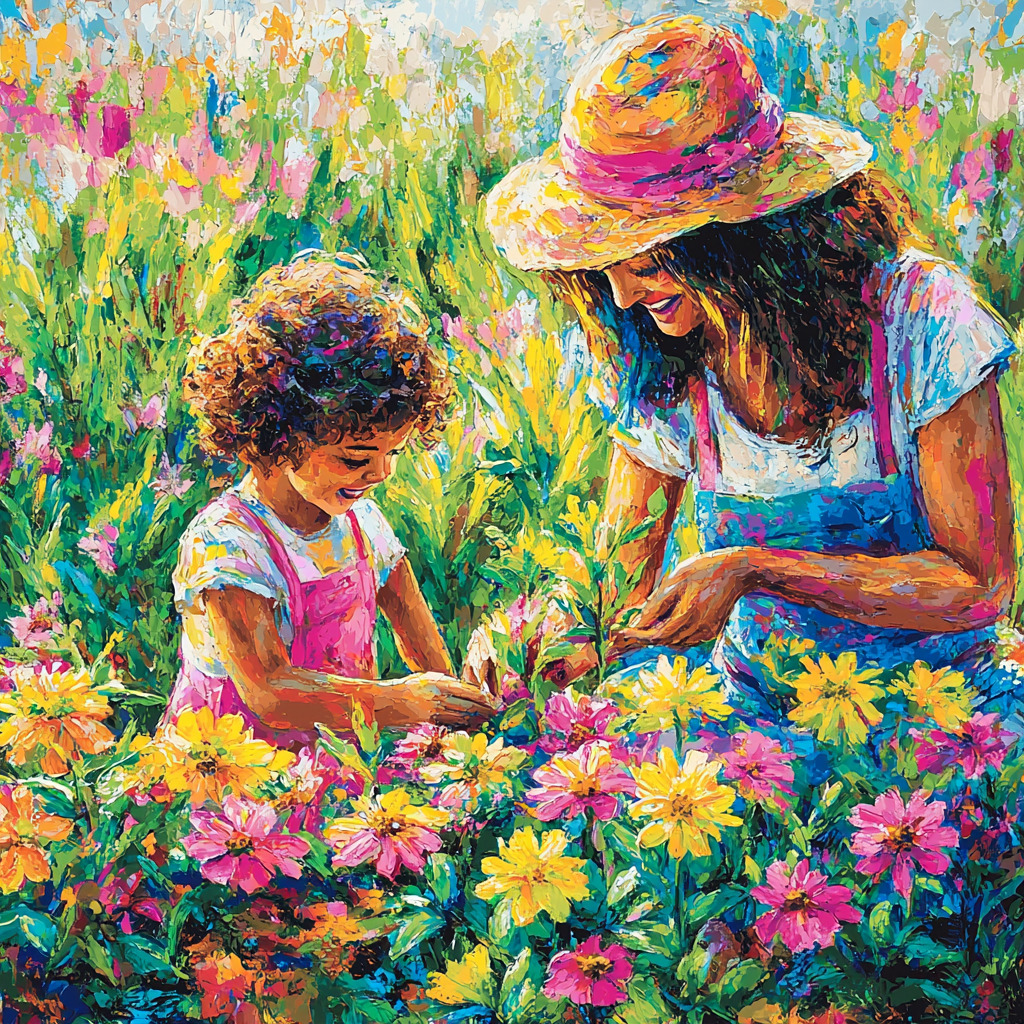 A Mother’s Love Blooms Paint By Numbers Kits