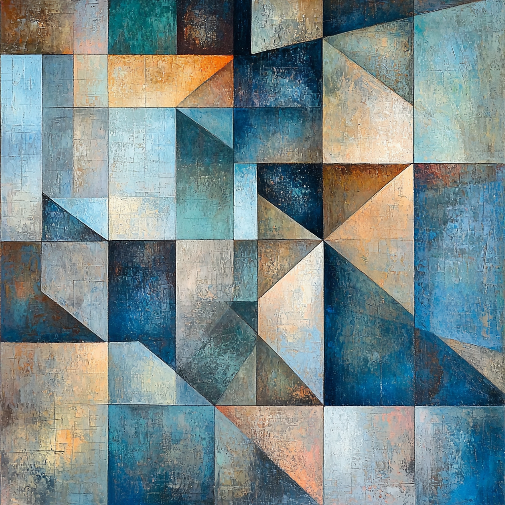 Paul Cézanne Inspired Serenity In Shapes Number Painting