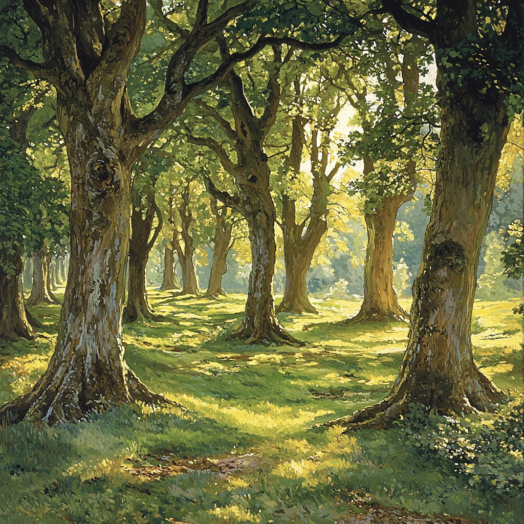 John William Waterhouse Inspired Mystical Enchantment Of The Forest Number Painting