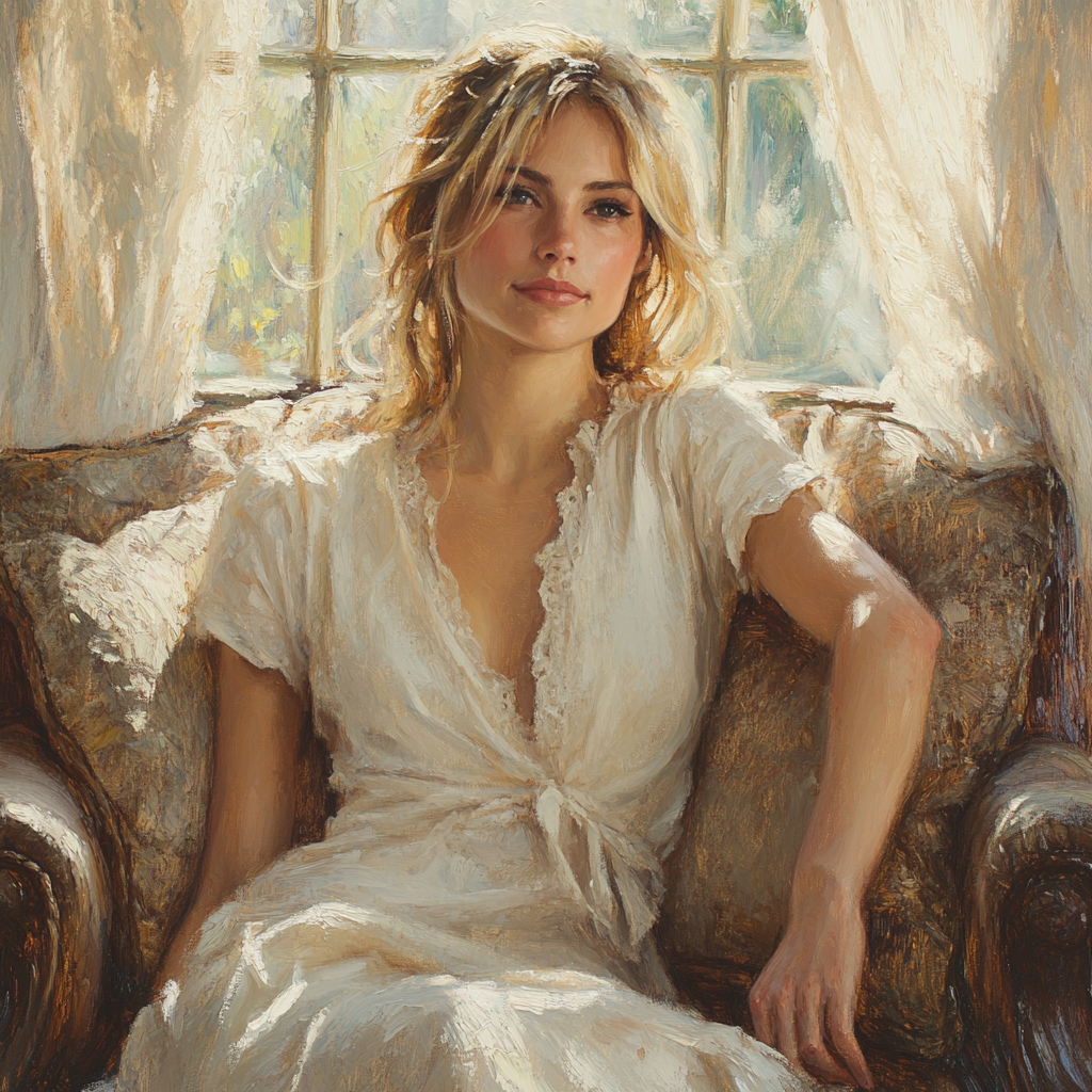 John Singer Sargent Inspired Portrait In Afternoon Light Paint by numbers kits