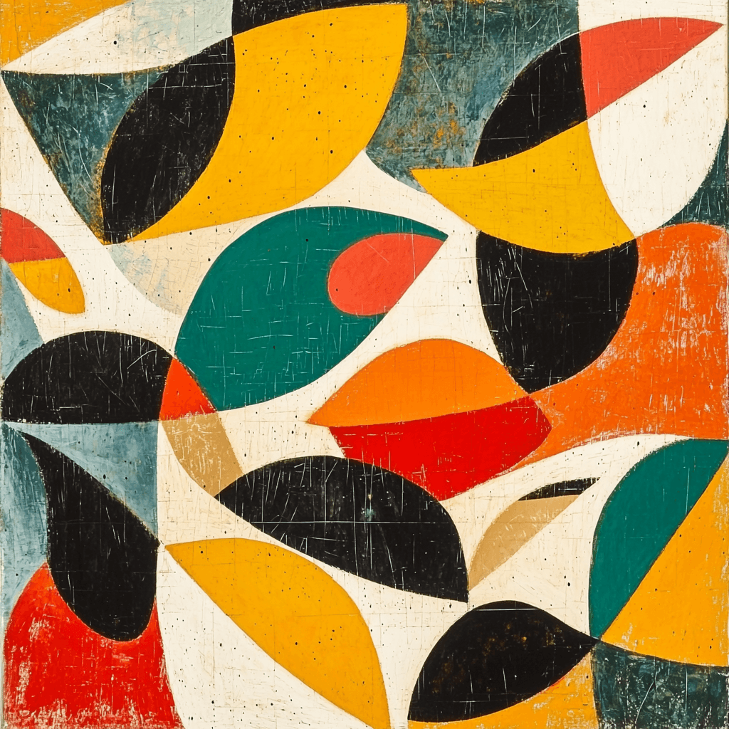 Joan Miro Inspired Serenade Of Shapes Paint By Numbers Kits