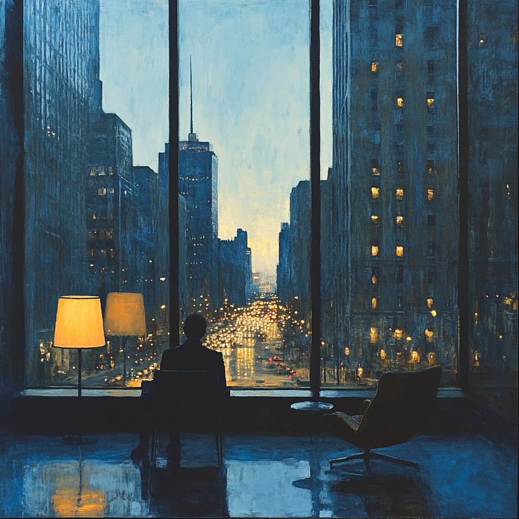 Edward Hopper Inspired Window Seat Paint by numbers art