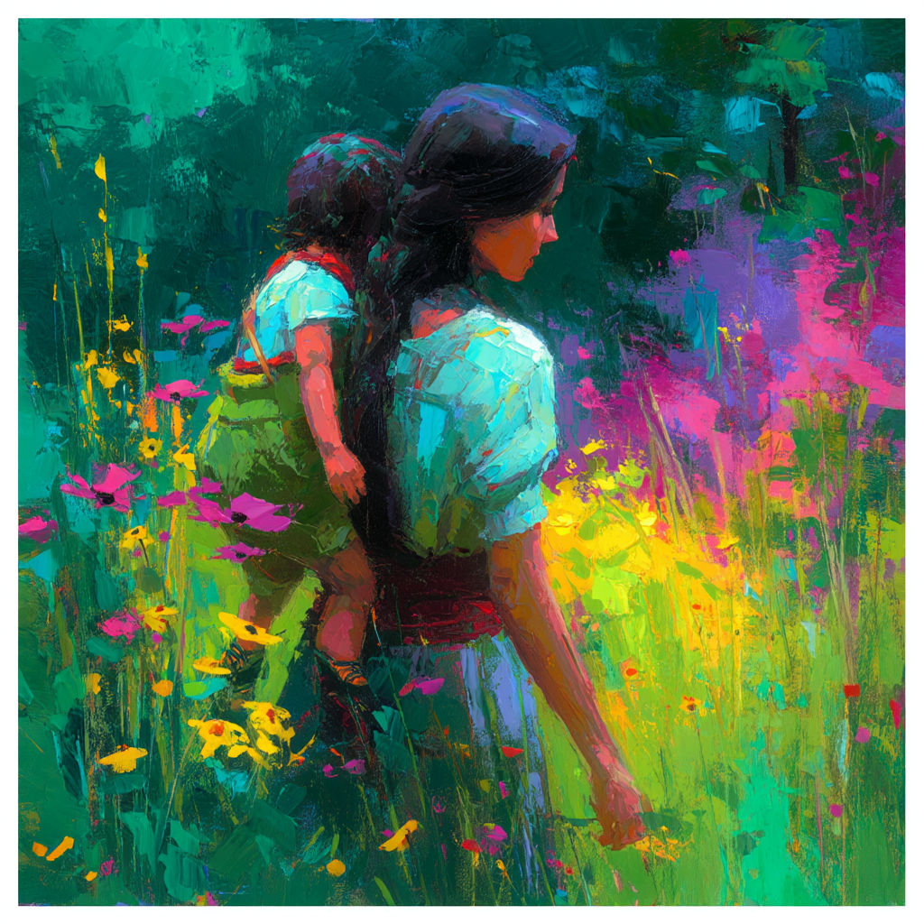 Nurturing Love In Nature Painting Number Kit