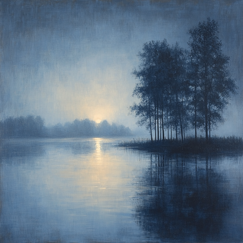 Whistler Inspired Nocturne Harbor paint by numbers