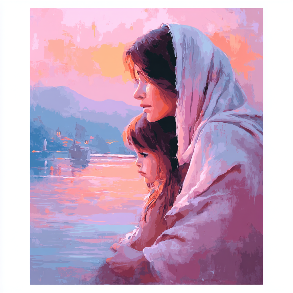 Silent Morning Painting Number Kit