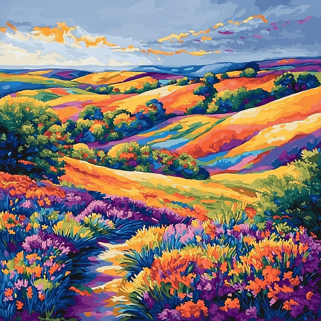 Paul Cézanne Inspired Enchanted Patterns Painting By Numbers Kit