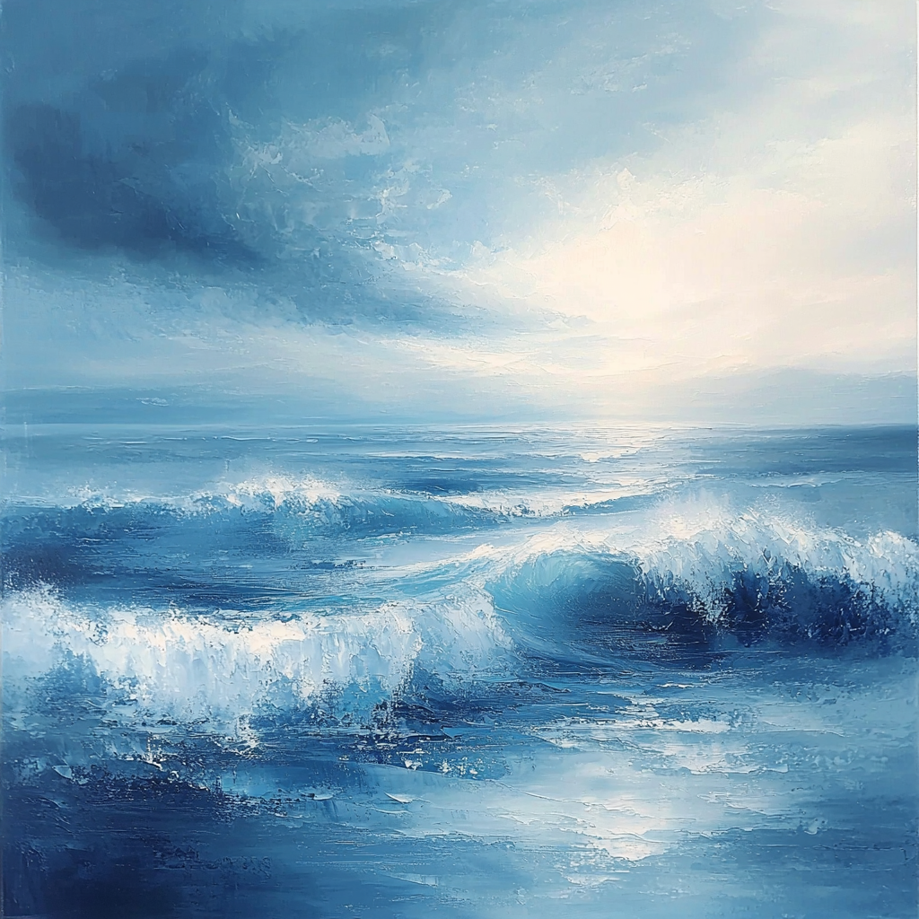 Paul Cézanne Inspired Soft Waves Of Time Paint By Numbers