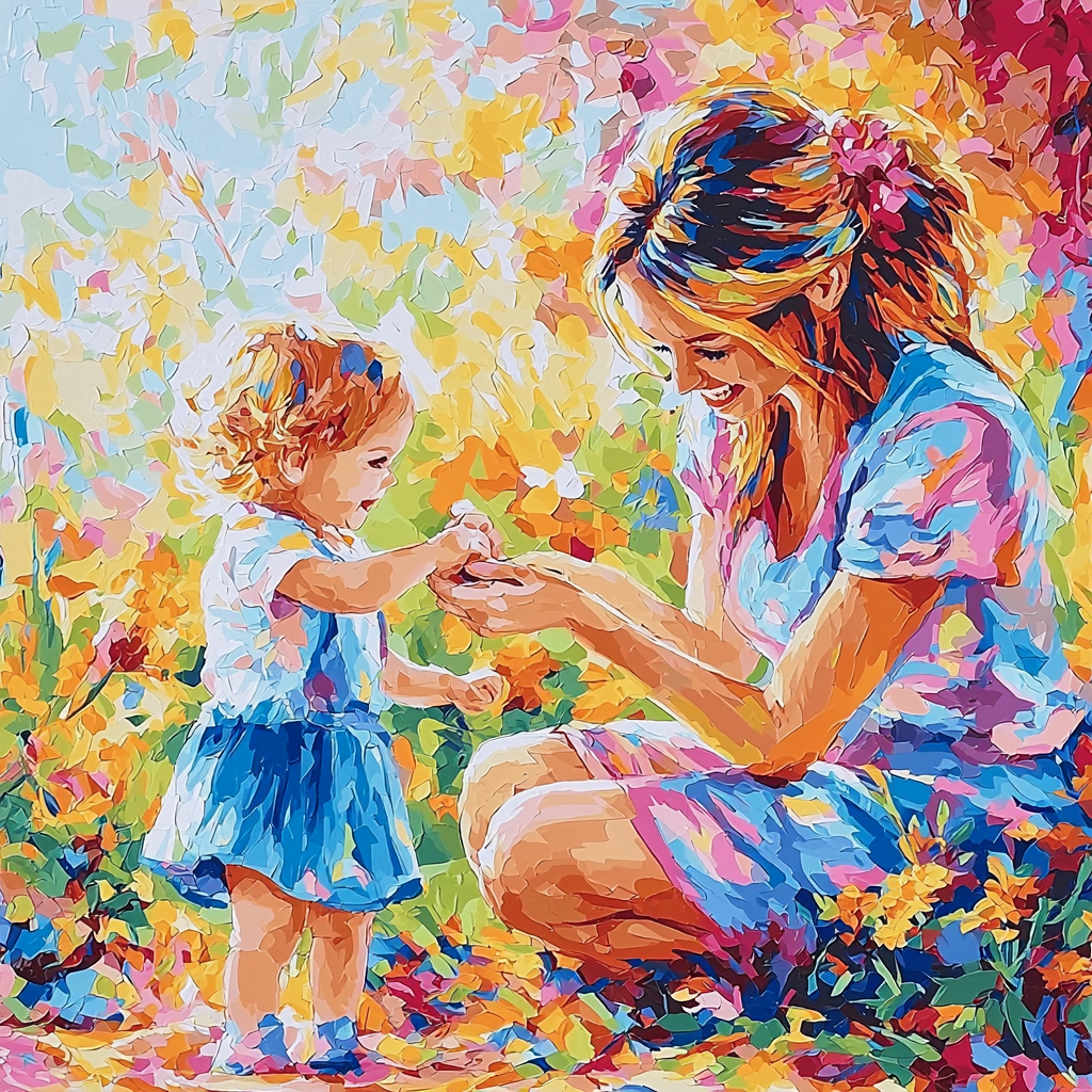 Mom's Gentle Guidance Paint By Numbers Kits