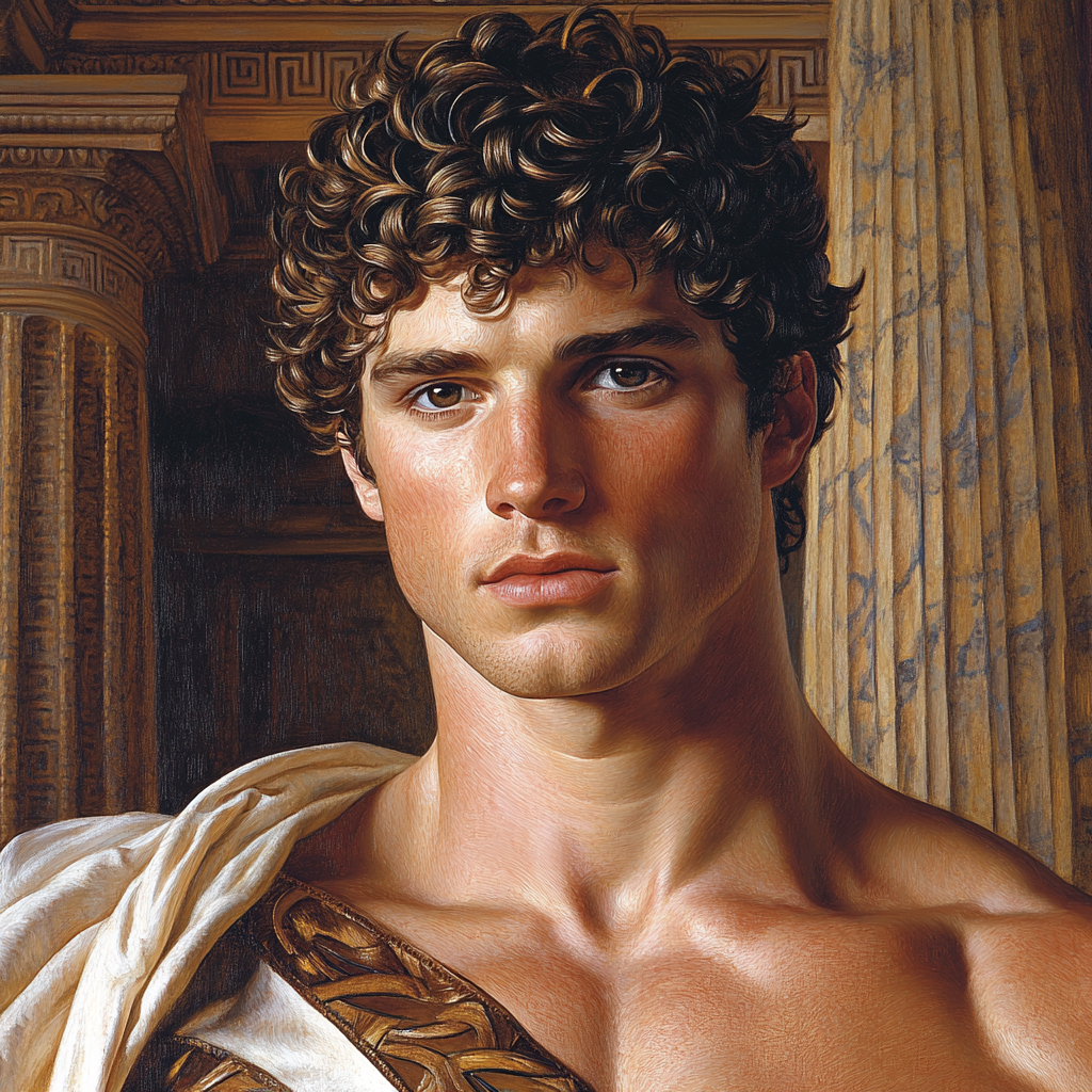 Michelangelo Inspired Heroic Athlete DIY paint by numbers