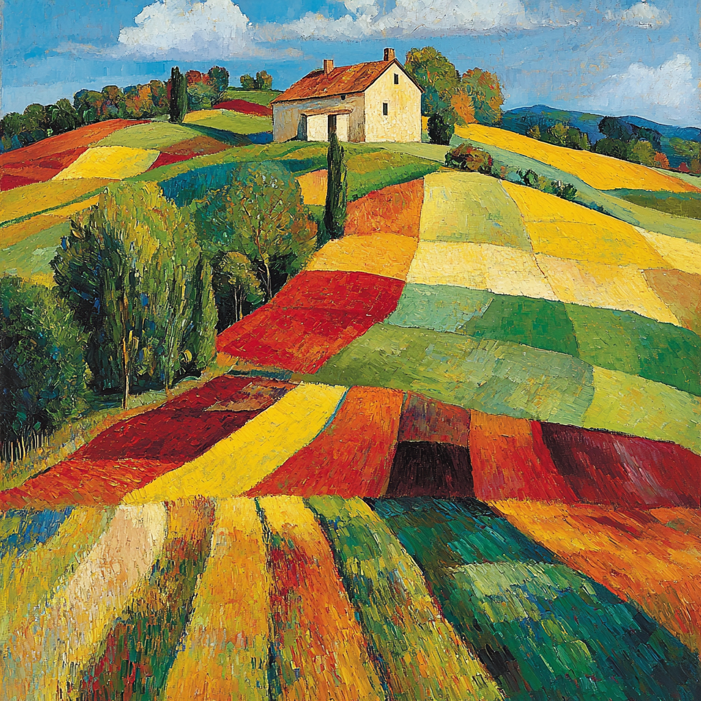 Paul Cézanne Inspired Chromatic Fields Paint By Color