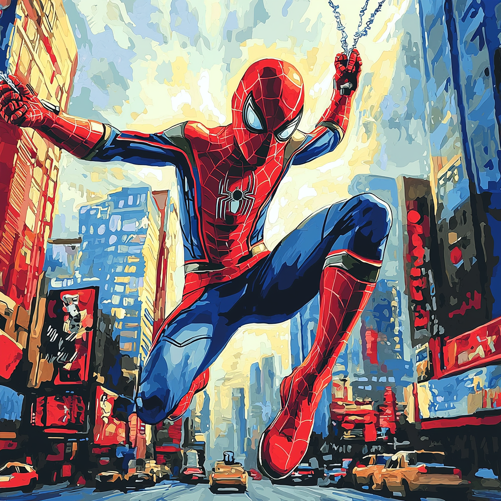 Tom Holland: The Web-Slinger’s Charisma Painting Number Kit